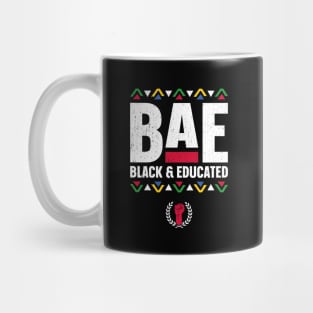 BAE Black And Educated Black History Month Teacher Mug